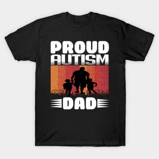 Proud Autism Dad Father Son Autistic Best Dad Ever T-Shirt